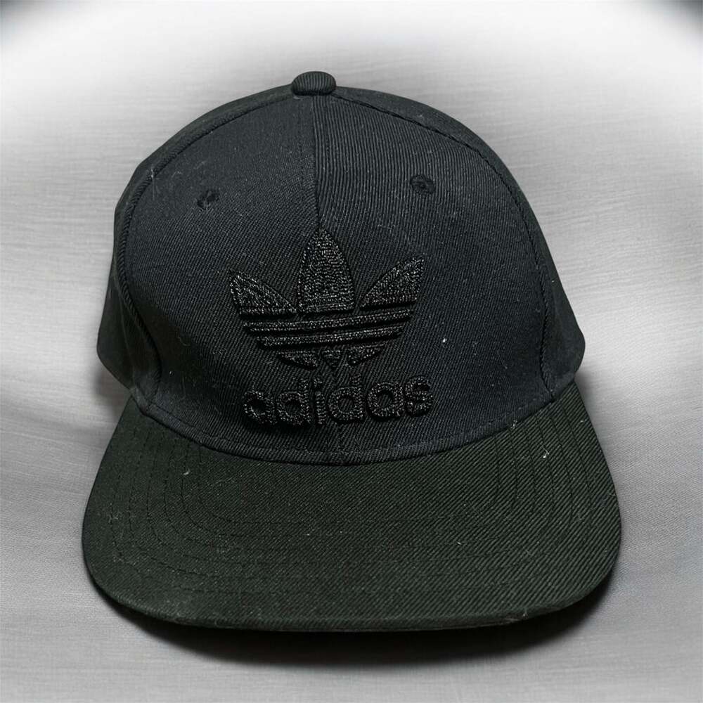 Adidas Originals Trefoil Black-on-Black Snapback Hat